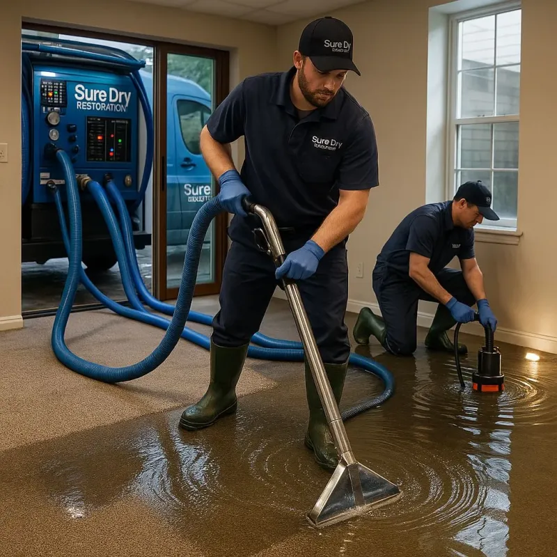 Water Extraction and Removal process in Shelton, CT
